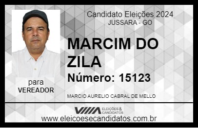 Candidato MARCIM DO ZILA 2024 - JUSSARA - Eleições