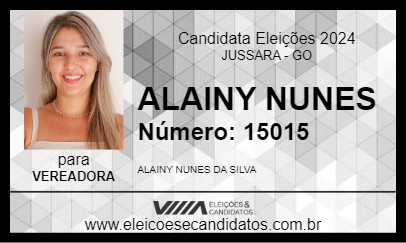 Candidato ALAINY NUNES 2024 - JUSSARA - Eleições