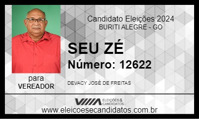 Candidato SEU ZÉ 2024 - BURITI ALEGRE - Eleições