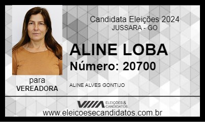 Candidato ALINE LOBA 2024 - JUSSARA - Eleições