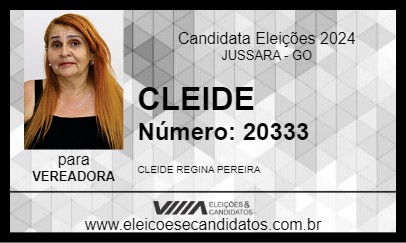 Candidato CLEIDE 2024 - JUSSARA - Eleições