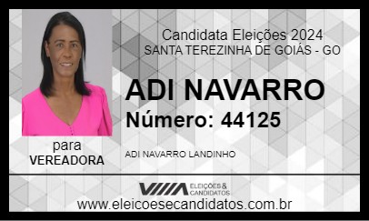 Candidato ADI NAVARRO 2024 - SANTA TEREZINHA DE GOIÁS - Eleições