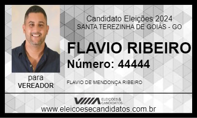 Candidato FLAVIO RIBEIRO 2024 - SANTA TEREZINHA DE GOIÁS - Eleições