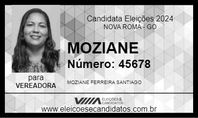 Candidato MOZIANE 2024 - NOVA ROMA - Eleições