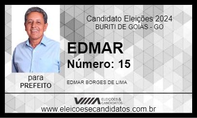 Candidato EDMAR 2024 - BURITI DE GOIÁS - Eleições