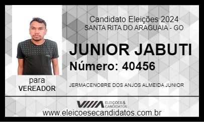 Candidato JUNIOR JABUTI 2024 - SANTA RITA DO ARAGUAIA - Eleições