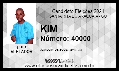 Candidato KIM 2024 - SANTA RITA DO ARAGUAIA - Eleições