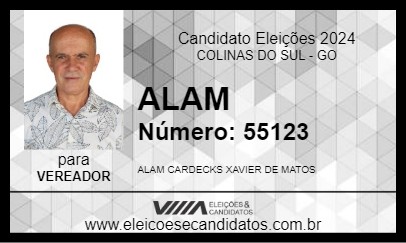 Candidato ALAM 2024 - COLINAS DO SUL - Eleições