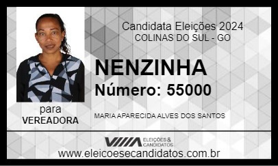 Candidato NENZINHA 2024 - COLINAS DO SUL - Eleições