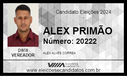 Candidato ALEX PRIMÃO 2024 - TRINDADE - Eleições