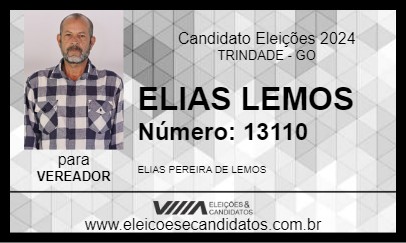 Candidato ELIAS LEMOS 2024 - TRINDADE - Eleições