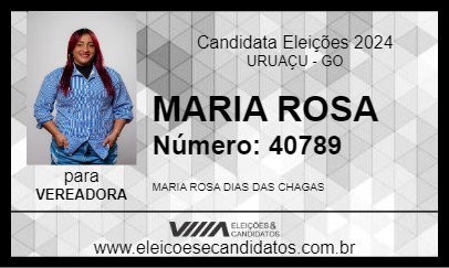 Candidato MARIA ROSA 2024 - URUAÇU - Eleições