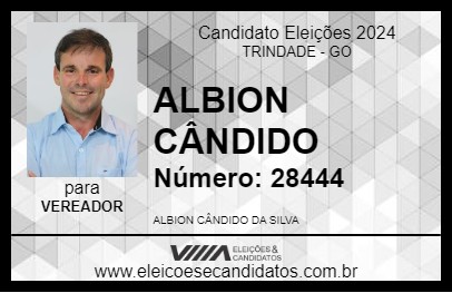 Candidato ALBION CÂNDIDO 2024 - TRINDADE - Eleições