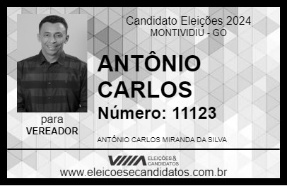 Candidato ANTÔNIO CARLOS 2024 - MONTIVIDIU - Eleições