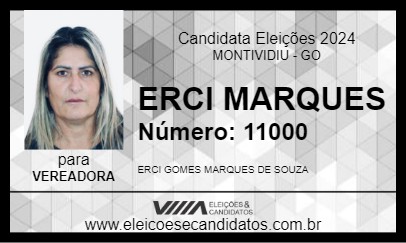 Candidato ERCI MARQUES 2024 - MONTIVIDIU - Eleições