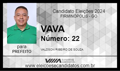 Candidato VAVA 2024 - FIRMINÓPOLIS - Eleições