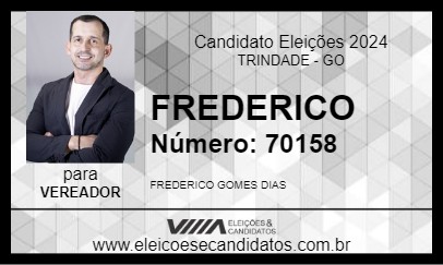 Candidato FREDERICO 2024 - TRINDADE - Eleições