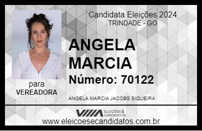 Candidato ANGELA MARCIA 2024 - TRINDADE - Eleições