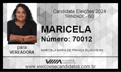 Candidato MARICELA 2024 - TRINDADE - Eleições