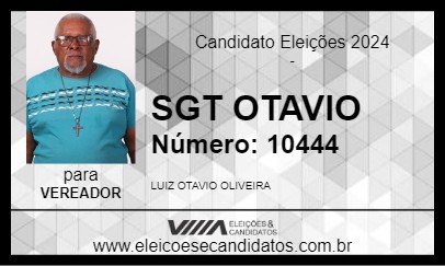 Candidato SGT OTAVIO 2024 - TRINDADE - Eleições