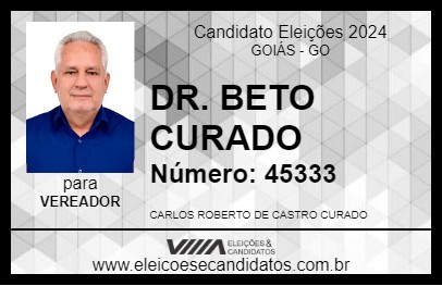 Candidato DR. BETO CURADO 2024 - GOIÁS - Eleições