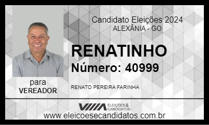 Candidato RENATINHO 2024 - ALEXÂNIA - Eleições