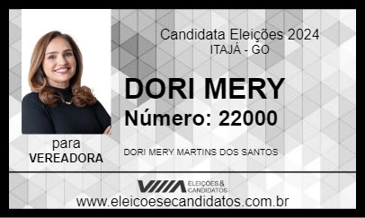 Candidato DORI MERY 2024 - ITAJÁ - Eleições