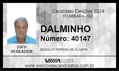 Candidato DALMINHO 2024 - ITUMBIARA - Eleições