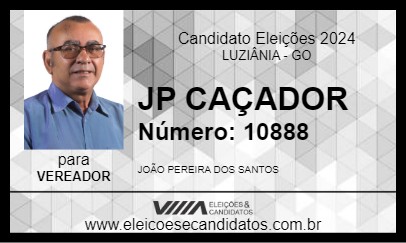 Candidato JP CAÇADOR 2024 - LUZIÂNIA - Eleições