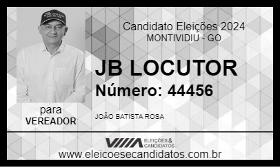 Candidato JB LOCUTOR 2024 - MONTIVIDIU - Eleições