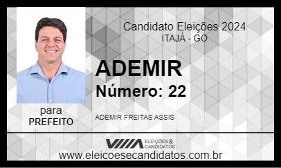 Candidato ADEMIR 2024 - ITAJÁ - Eleições