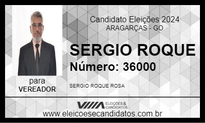 Candidato SERGIO ROQUE 2024 - ARAGARÇAS - Eleições