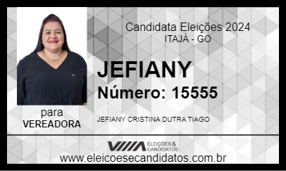 Candidato JEFIANY 2024 - ITAJÁ - Eleições