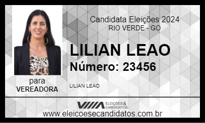 Candidato LILIAN LEAO 2024 - RIO VERDE - Eleições