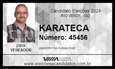 Candidato KARATECA 2024 - RIO VERDE - Eleições