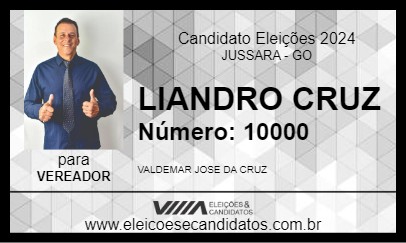 Candidato LIANDRO CRUZ 2024 - JUSSARA - Eleições