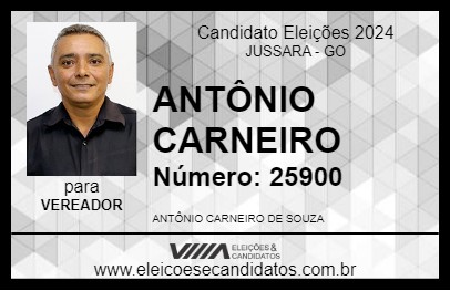 Candidato ANTÔNIO CARNEIRO 2024 - JUSSARA - Eleições