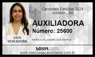 Candidato AUXILIADORA 2024 - JUSSARA - Eleições