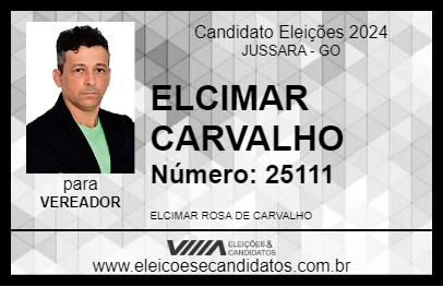 Candidato ELCIMAR CARVALHO 2024 - JUSSARA - Eleições