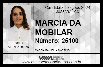 Candidato MARCIA DA MOBILAR 2024 - JUSSARA - Eleições