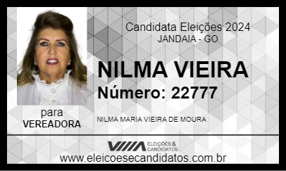 Candidato NILMA VIEIRA 2024 - JANDAIA - Eleições