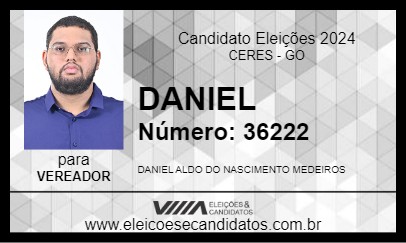 Candidato DANIEL 2024 - CERES - Eleições