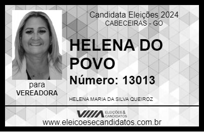 Candidato HELENA DO POVO 2024 - CABECEIRAS - Eleições