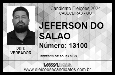 Candidato JEFERSON DO SALAO 2024 - CABECEIRAS - Eleições