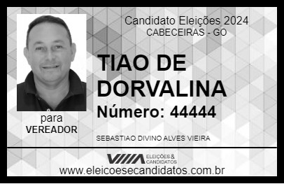 Candidato TIAO DE DORVALINA 2024 - CABECEIRAS - Eleições