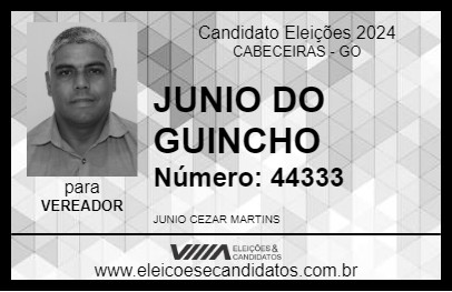 Candidato JUNIO DO GUINCHO 2024 - CABECEIRAS - Eleições