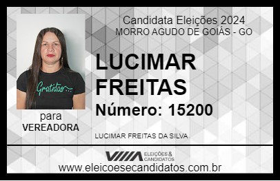 Candidato LUCIMAR FREITAS 2024 - MORRO AGUDO DE GOIÁS - Eleições