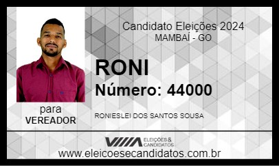 Candidato RONI 2024 - MAMBAÍ - Eleições