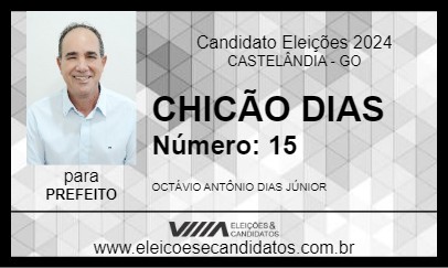 Candidato CHICÃO DIAS 2024 - CASTELÂNDIA - Eleições