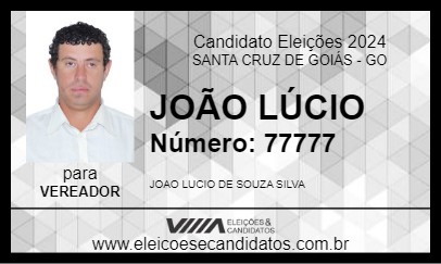 Candidato JOÃO LÚCIO 2024 - SANTA CRUZ DE GOIÁS - Eleições